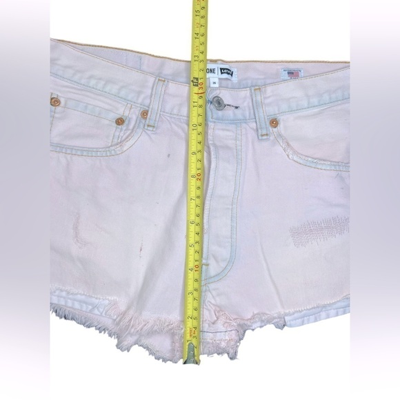 REDONE X Levi’s The Short in Pale Pink - Picture 11 of 13
